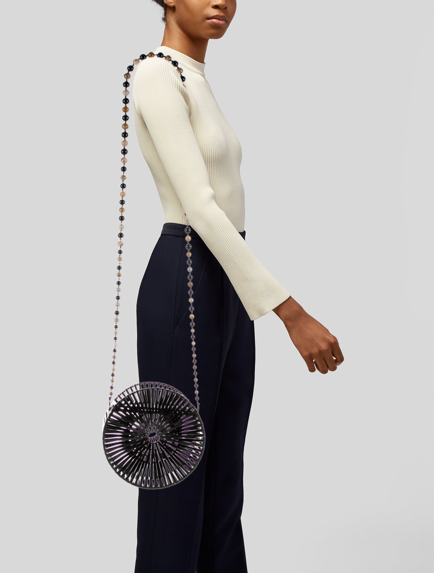 Cult Gaia Acrylic Shoulder Bag